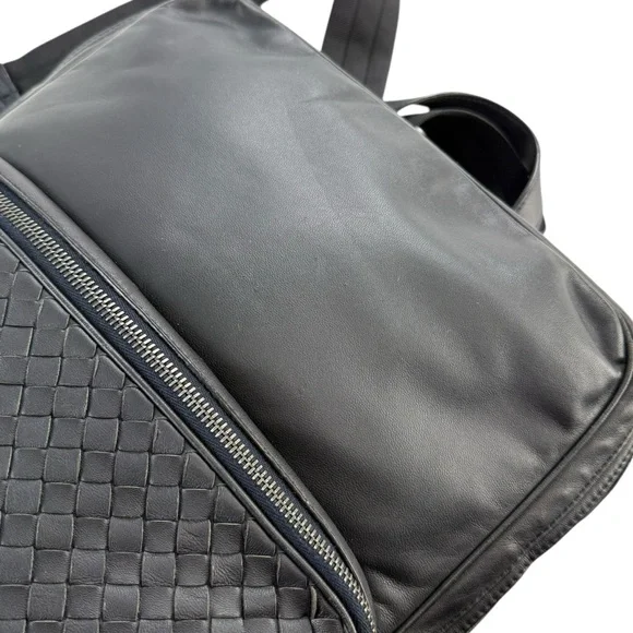 Bottega Veneta Intrecciato Leather Backpack - Picture 13 of 13